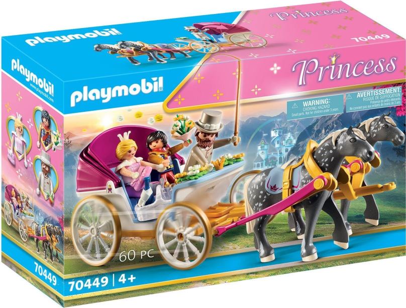Stavebnice Playmobil Romantický kočár s koňmi