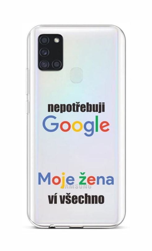 Kryt na mobil TopQ Samsung A21s silikon Google 52118