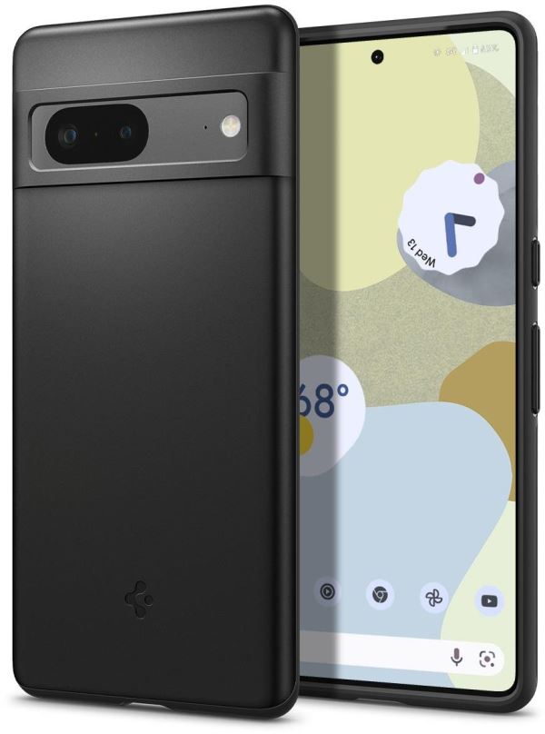 Kryt na mobil Spigen Thin Fit Black Google Pixel 7