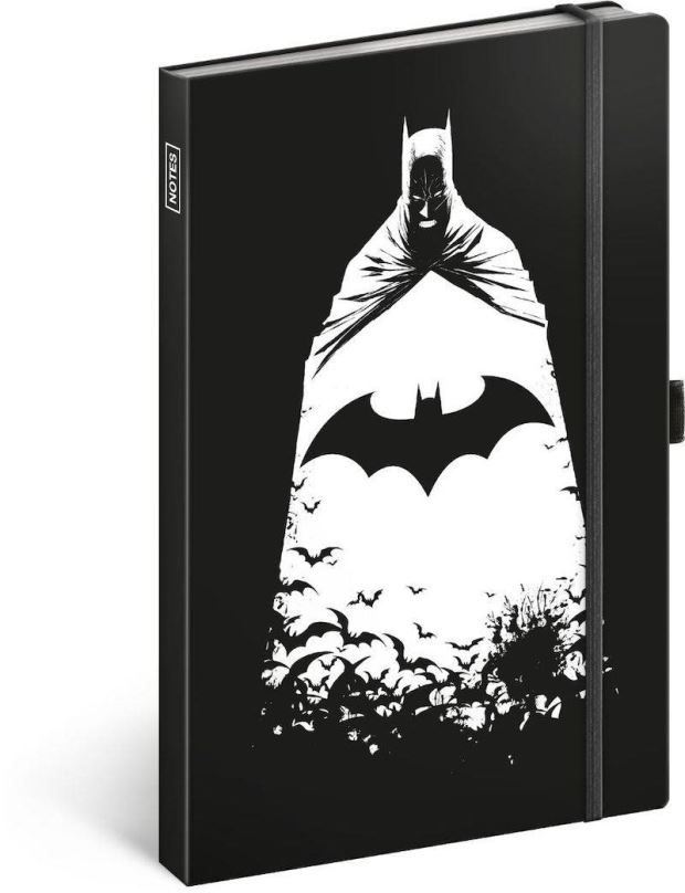 Zápisník PRESCOGROUP Batman, linkovaný, 13 x 21 cm