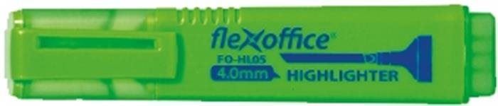 Zvýrazňovač FLEXOFFICE HL05 4mm zelený