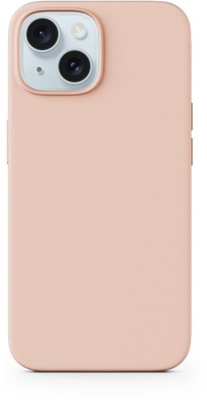 Kryt na mobil Epico Mag+ silikonový kryt pro iPhone 15 s podporou MagSafe - růžový