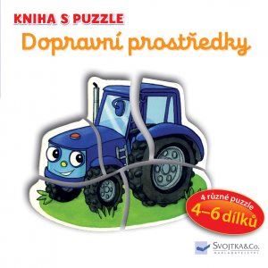 Svojtka & Co. Kniha s puzzle: Dopravní prostředky