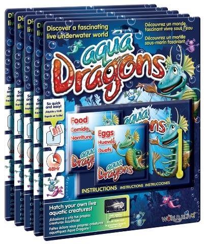 Experimentální sada Aqua Dragons Vodní dráčci - náhradní sada vajíček a krmení