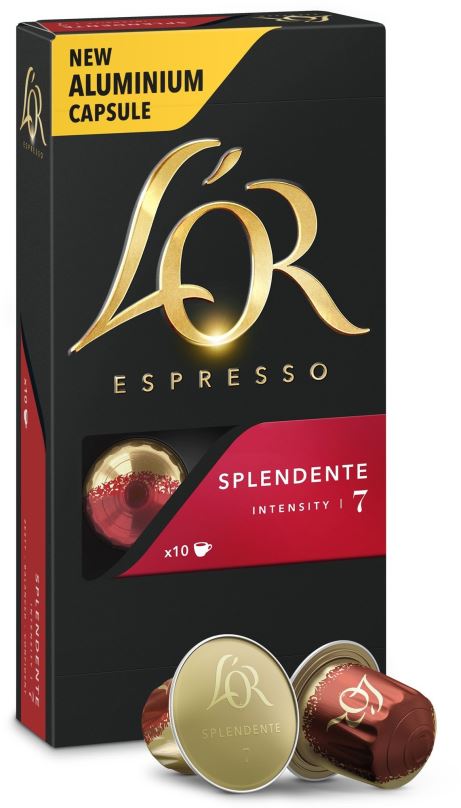 Kávové kapsle L'OR Espresso Splendente 10ks hliníkových kapslí