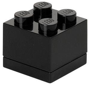 Úložný box LEGO Mini Box 46 x 46 x 43 - černá