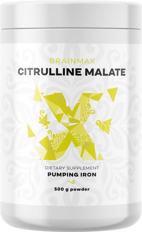 Aminokyseliny BrainMax Citrulline Malate, Citrulin Malát, 500 g