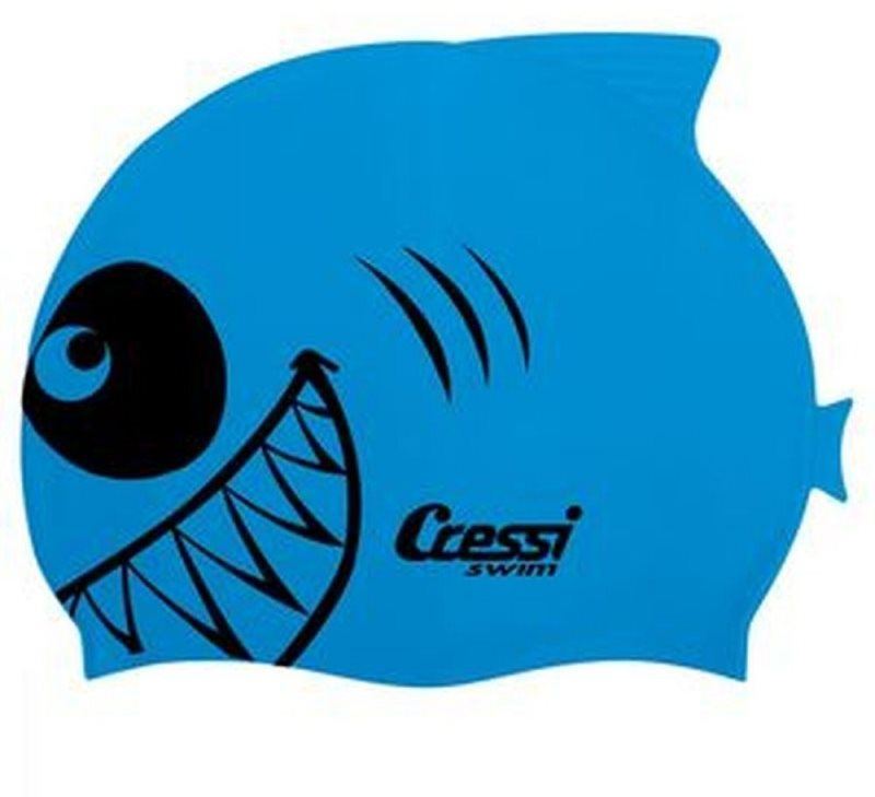 Plavecká čepice Cressi Kid swimm cap, modrá