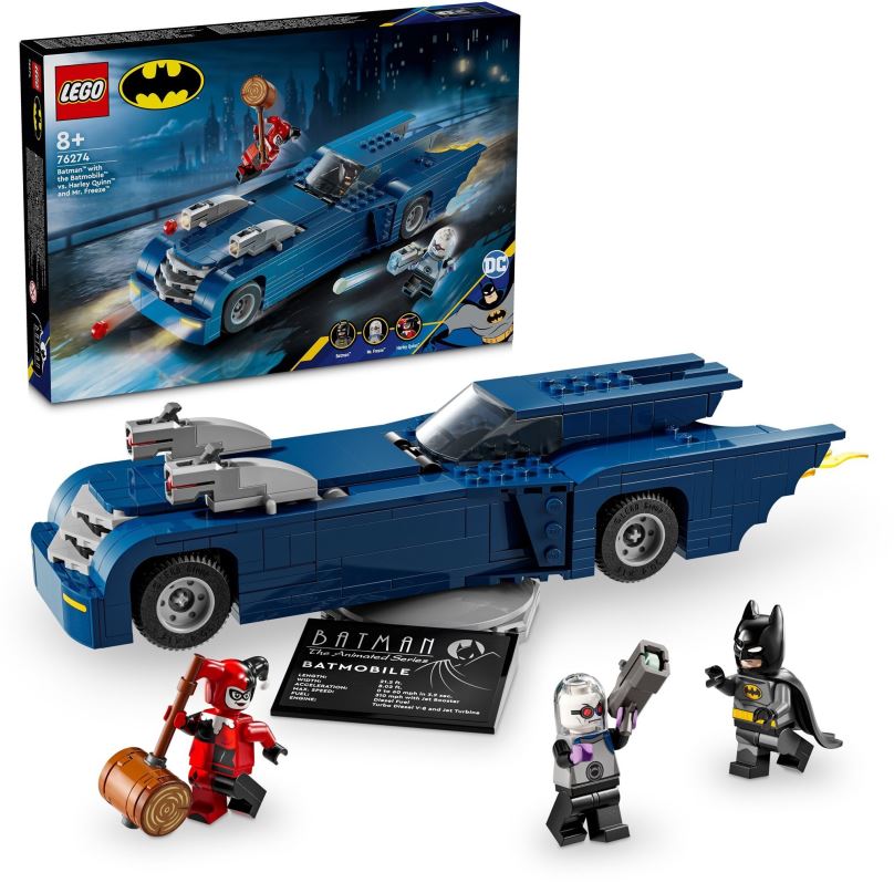 LEGO stavebnice LEGO® DC Batman™ 76274 Batman™ a Batmobil vs. Harley Quinn™ a Mr. Freeze™