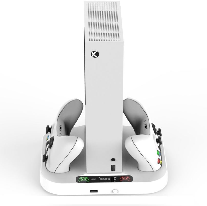 Dobíjecí stanice iPega XBS012 Multifunkční Nabíjecí Stojan s Chlazením pro Xbox + 2ks Baterie