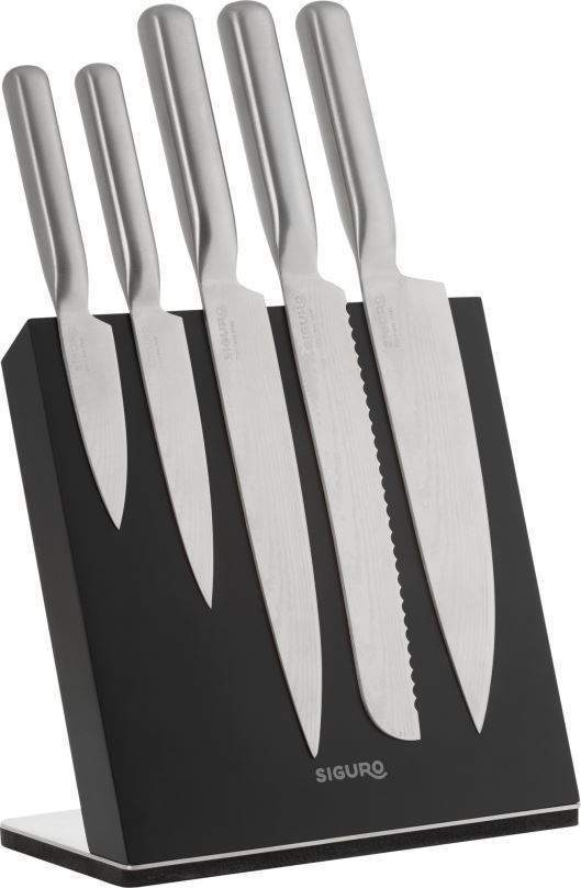 Sada nožů Siguro Damasque 5 ks + dřevěný blok