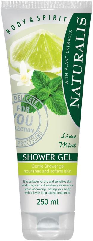 Sprchový gel NATURALIS Sprchový gel v tubě Lime & Mint 250 ml