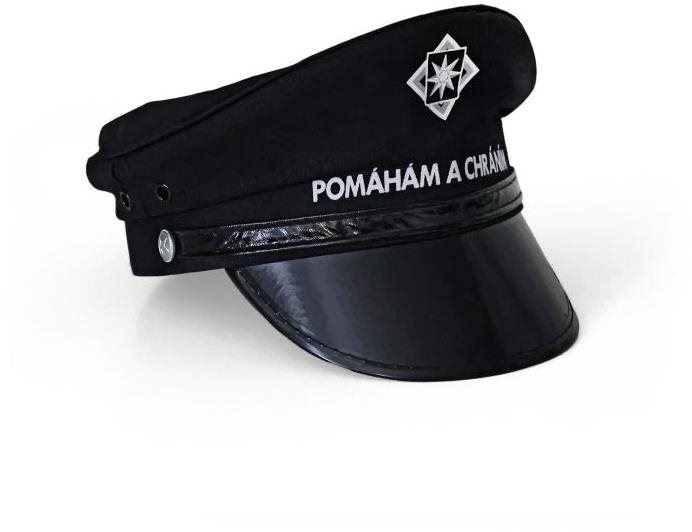 Doplněk ke kostýmu Rappa Policejní čepice "pomáhám a chráním", dětská, unisex