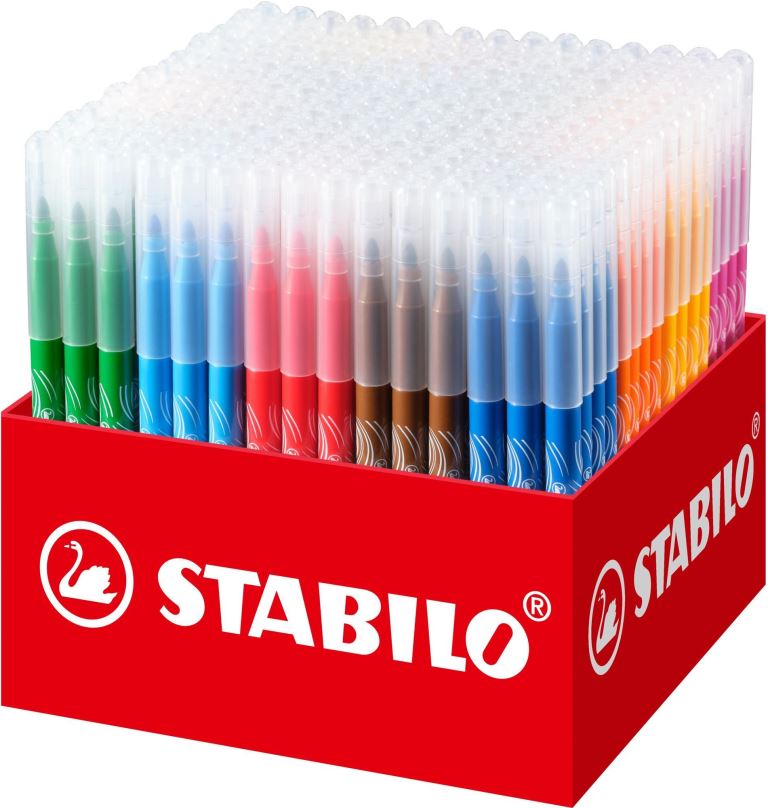 Fixy STABILO power - 240 ks balení - 20 různých barev