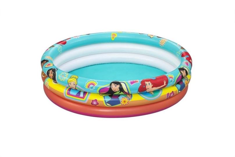 Dětský bazén Bestway Bazének Disney Princess tříkomorový 122 cm