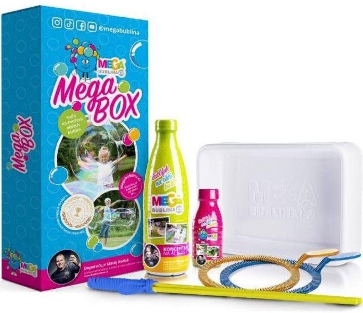 Bublifuk Megabublina - mega box - 6 ks