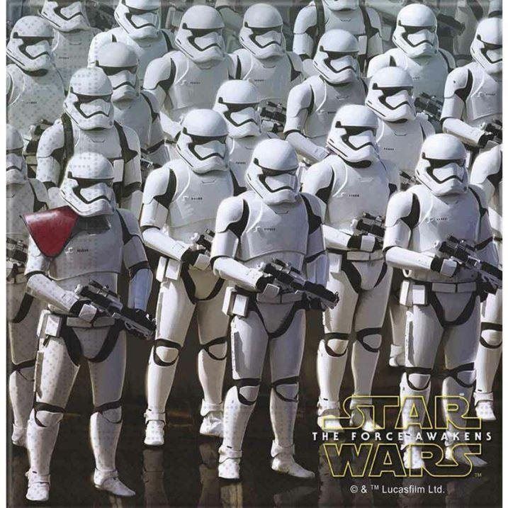 Papírové ubrousky Ubrousky star wars - hvězdné války - the force awaknes - 33x33 cm - 20 ks