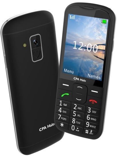 Mobilní telefon CPA Halo 18 Senior černý