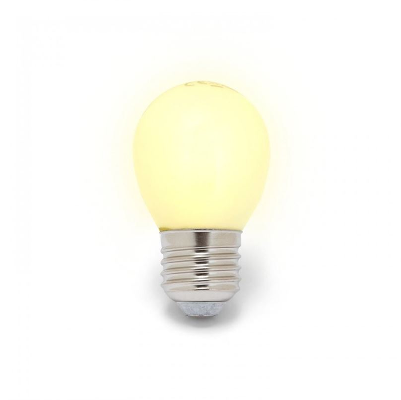 LED žárovka VELAMP OPAL FILAMENT žárovka 4W, E27, 3000K