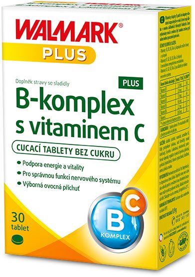 B komplex Walmark B-komplex PLUS s vitaminem C 30 tablet