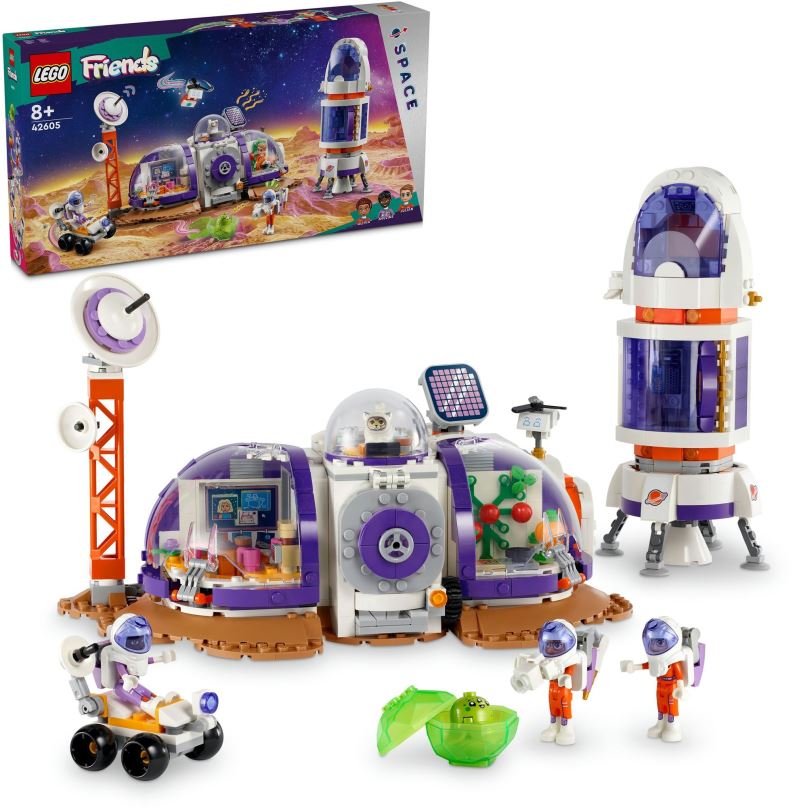 LEGO stavebnice LEGO® Friends 42605 Základna na Marsu a raketa
