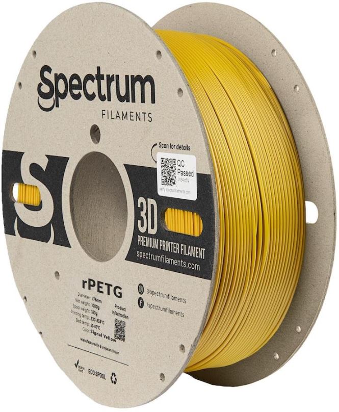 Filament Filament Spectrum rPETG 1.75mm Signal Yellow 1kg