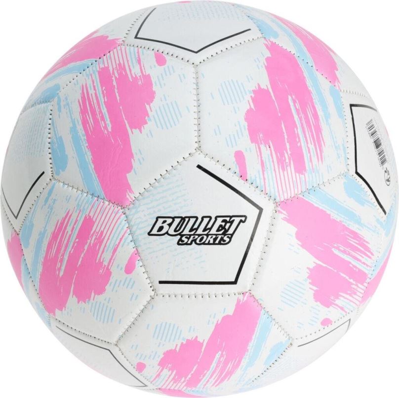 Fotbalový míč Bullet Art, růžový