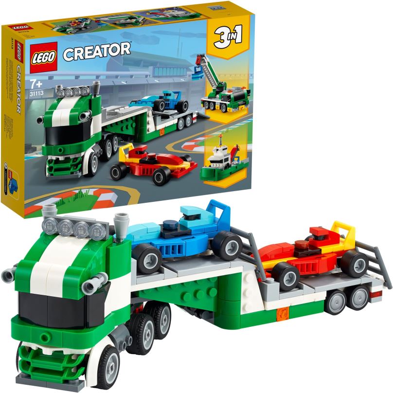 LEGO stavebnice LEGO® Creator 31113 Kamion pro přepravu závodních aut