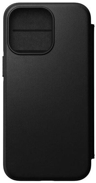 Pouzdro na mobil Nomad Leather MagSafe Folio Black iPhone 14 Plus
