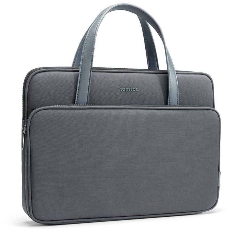 Taška na notebook tomtoc Premium Briefcase – 14" MacBook Pro (2021), šedá