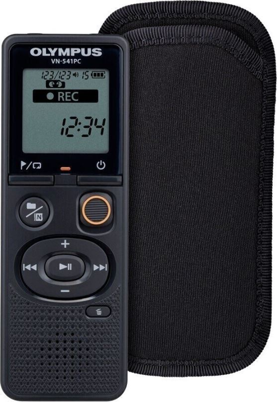 Diktafon Olympus VN-541PC + CS131 soft case