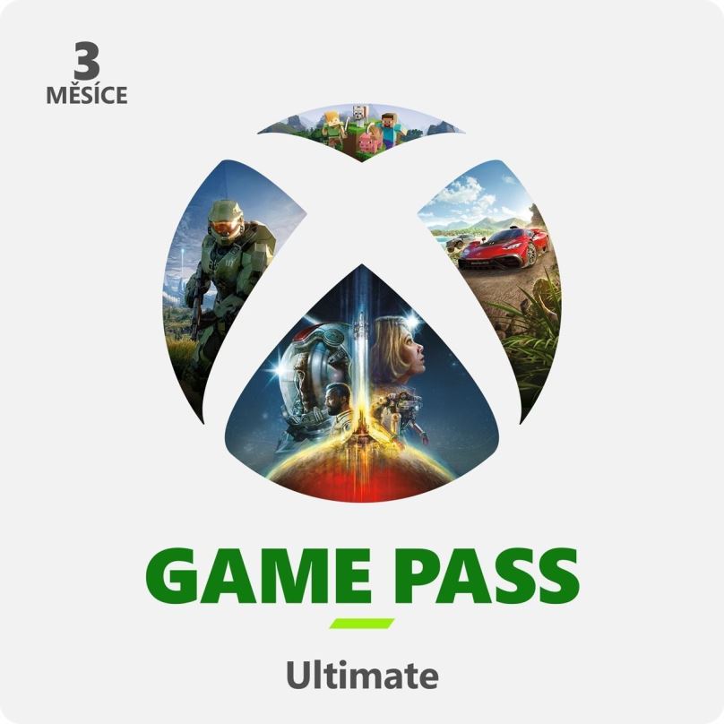 Dobíjecí karta Xbox Game Pass Ultimate