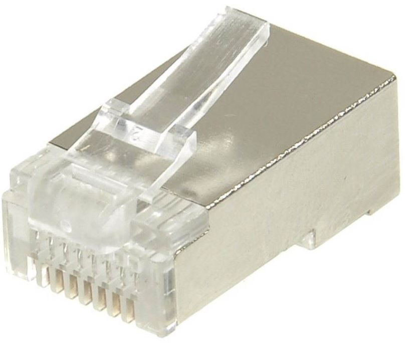 Konektor 10-pack,Datacom RJ45, CAT5E, STP, 8p8c, stíněný, neskládaný, na drát