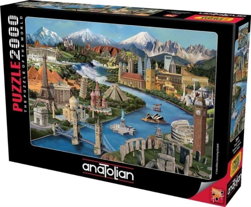 Puzzle Anatolian Puzzle Divy světa 2000 dílků