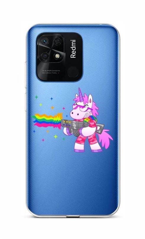 Kryt na mobil TopQ Kryt Xiaomi Redmi 10C Rainbow Gun 76118