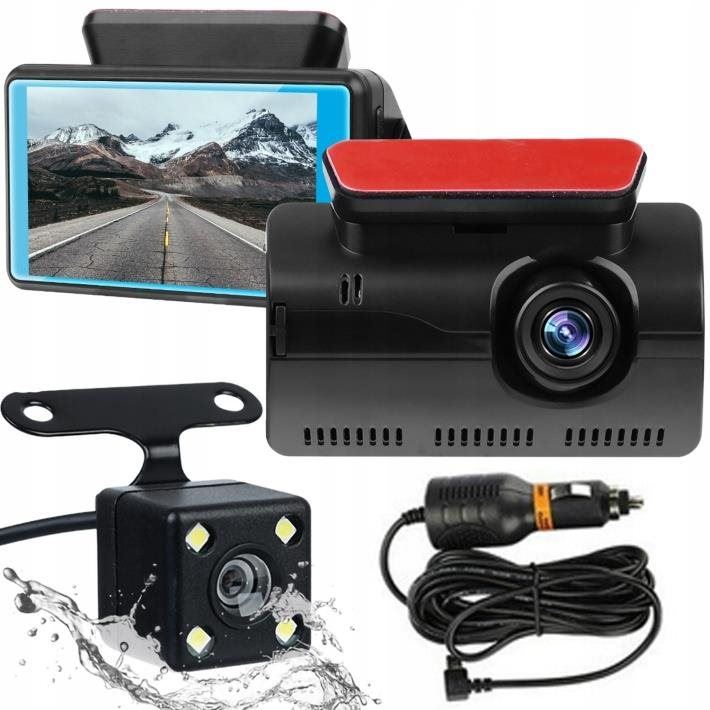 Kamera do auta HurtDexxer Bezpečnostní kamera do auta - Full HD 1440p