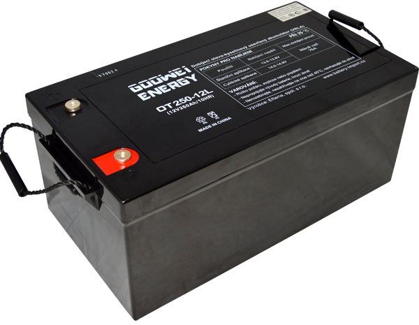 Trakční baterie GOOWEI ENERGY OTL250-12, baterie 12V, 250Ah, DEEP CYCLE