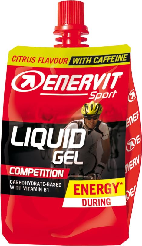 Energetický gel Enervit Liquid Gel Competition s kofeinem (60 ml) citrus