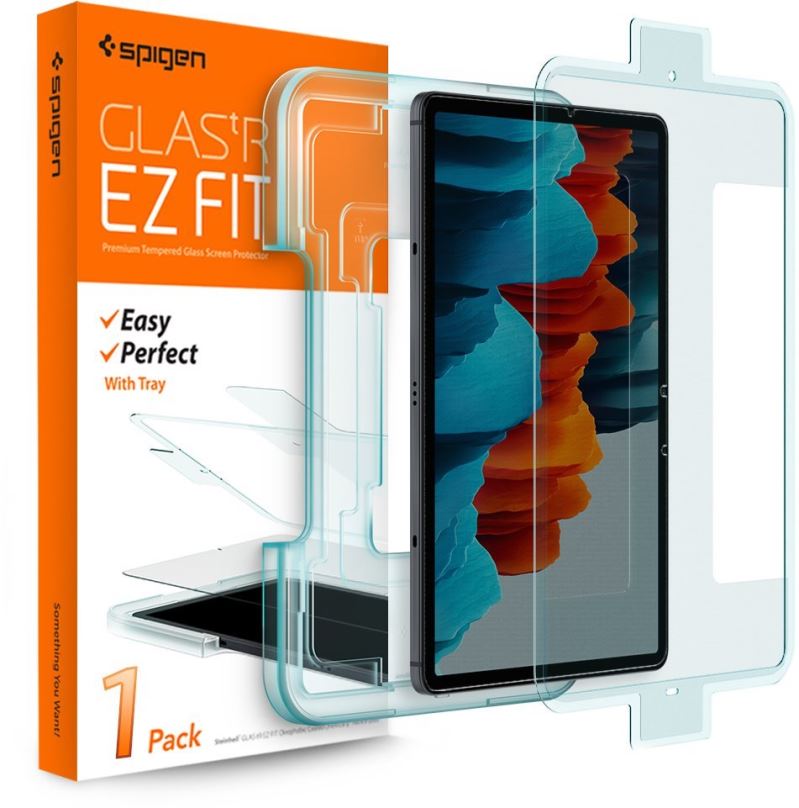 Ochranné sklo Spigen Glas tR EZ Fit Samsung Galaxy Tab S7