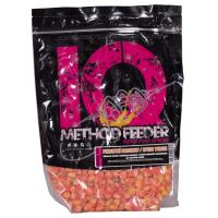 LK Baits Partikl IQ Method Feeder Corn Spicy Peach 1kg