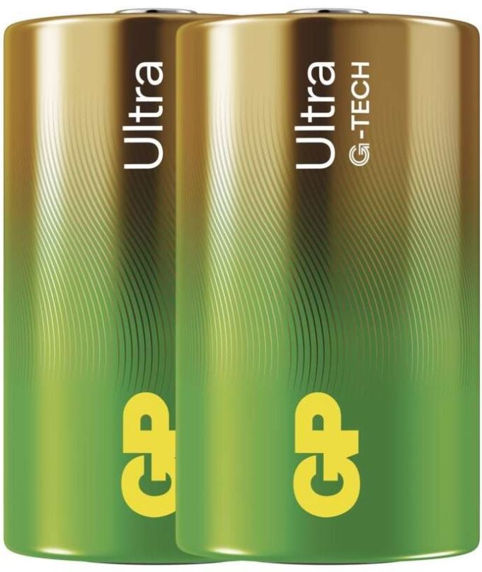 Jednorázová baterie GP Alkalická baterie Ultra D (LR20), 2 ks