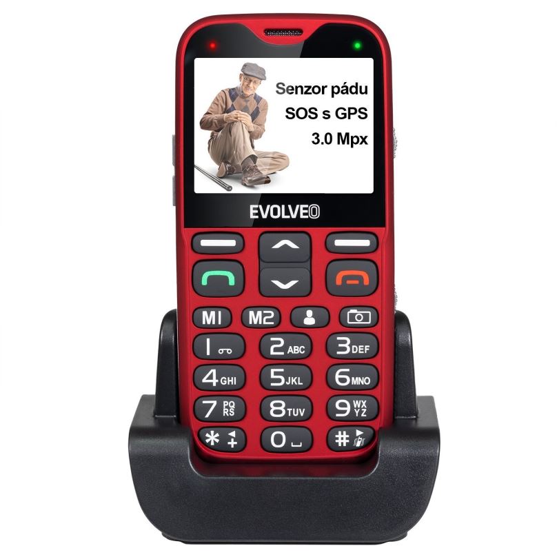 Mobilní telefon EVOLVEO EasyPhone XG červená