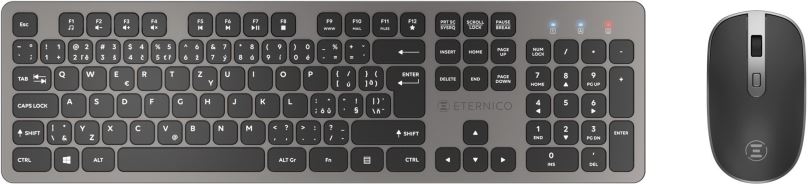 Set klávesnice a myši Eternico Wireless set KS4003 Slim CZ / SK