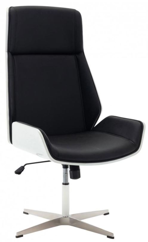 Kancelářská židle BHM GERMANY Breda, bílá / černá