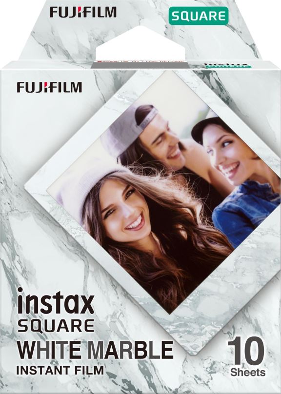 Fotopapír FujiFilm film instax square White Marble 10 ks