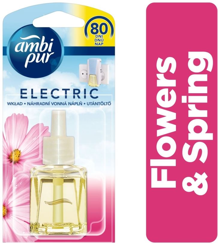 Osvěžovač vzduchu AMBI PUR Electric Flowers & Spring náplň 20 ml