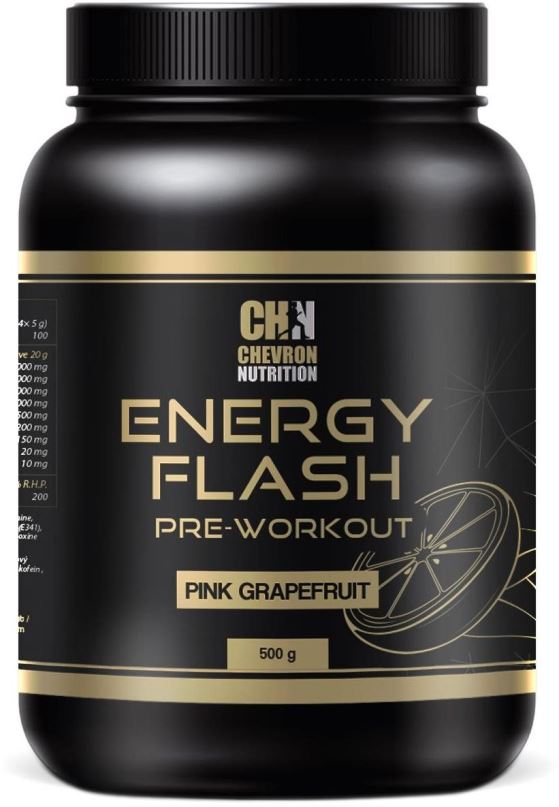 Anabolizér Chevron Nutrition Energy Flash pre-workout 500 g grep