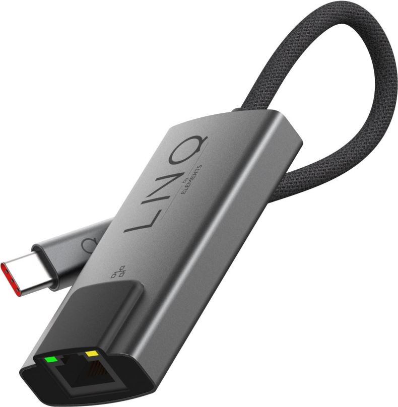 Replikátor portů LINQ 2.5Gbe USB-C Ethernet Adapter - Space Grey