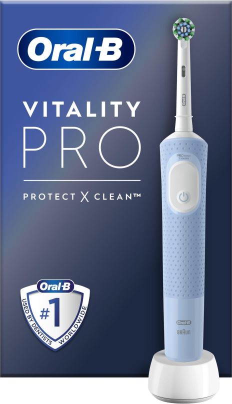 Elektrický zubní kartáček Oral-B Vitality Pro, Modrý