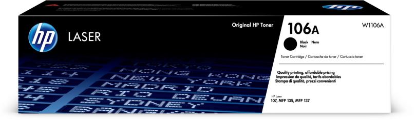 Toner HP W1106A č. 106A černý originální